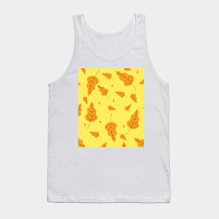 Autumn Leaves Pattren Tank Top